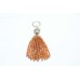 Key Chain 925 Solid Sterling Silver For Charms Key Holder Carnelian Stone D41